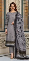 3 PIECE PRINTED EMB UNSTICHED