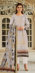 3 PIECE PRINTED EMB UNSTICHED