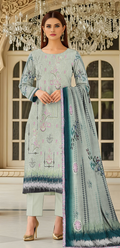 3 PIECE PRINTED EMB UNSTICHED