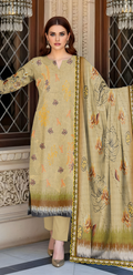 3 PIECE PRINTED EMB UNSTICHED